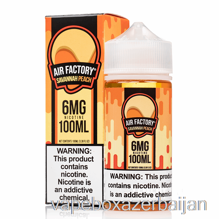 Vape Smoke Savannah Peach - Air Factory Synthetic - 100mL 6mg